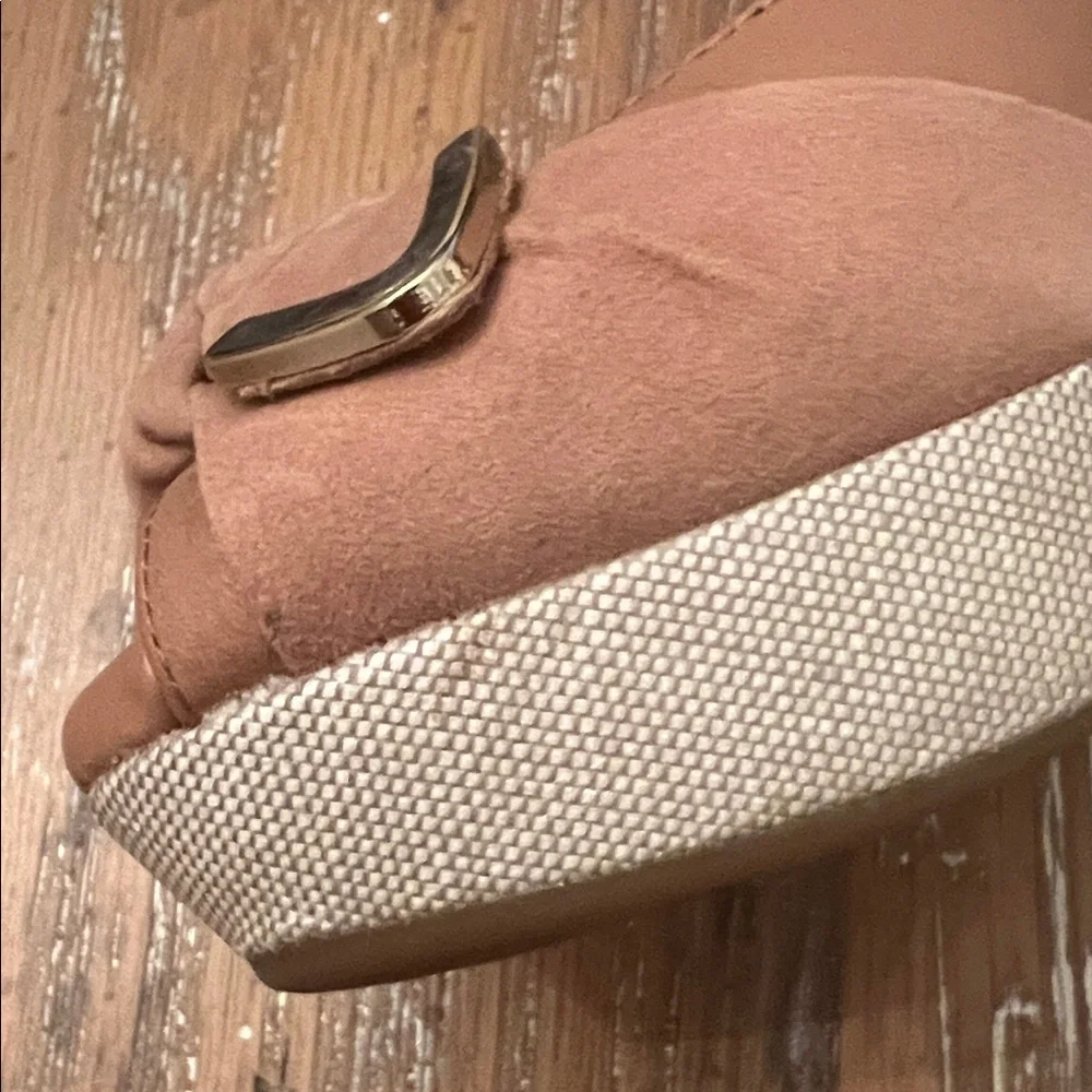 ANTONIO MELANI Brown Peep-Toe Wedges‎